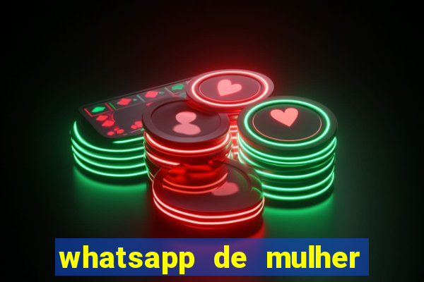 whatsapp de mulher de programa